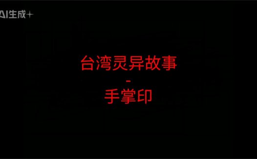 台湾灵异故事 – 手掌印