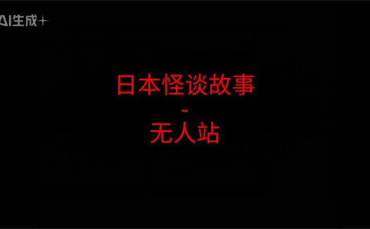 日本怪谈故事 – 无人站