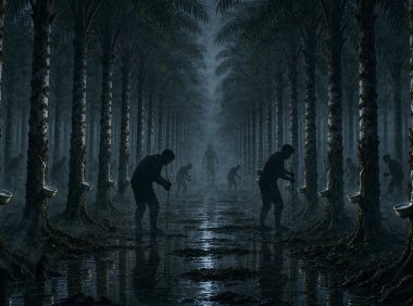 凌晨三点,那片橡胶园里有十个人在替我干活