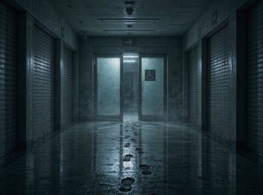 四楼尽头的无障碍厕所,里面明明只有我一个人