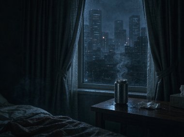 窗外的人坠落了两次,楼下一片安静