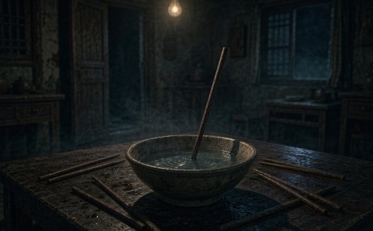 筷子在碗里立住的那一刻，我的呕吐停了