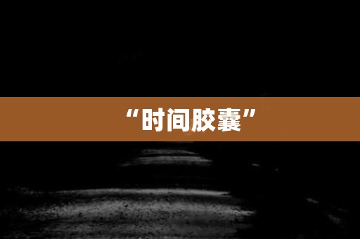 “时间胶囊” 日本恐怖故事