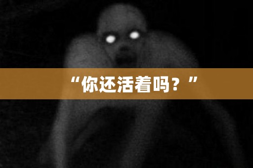 “你还活着吗？” 日本恐怖故事