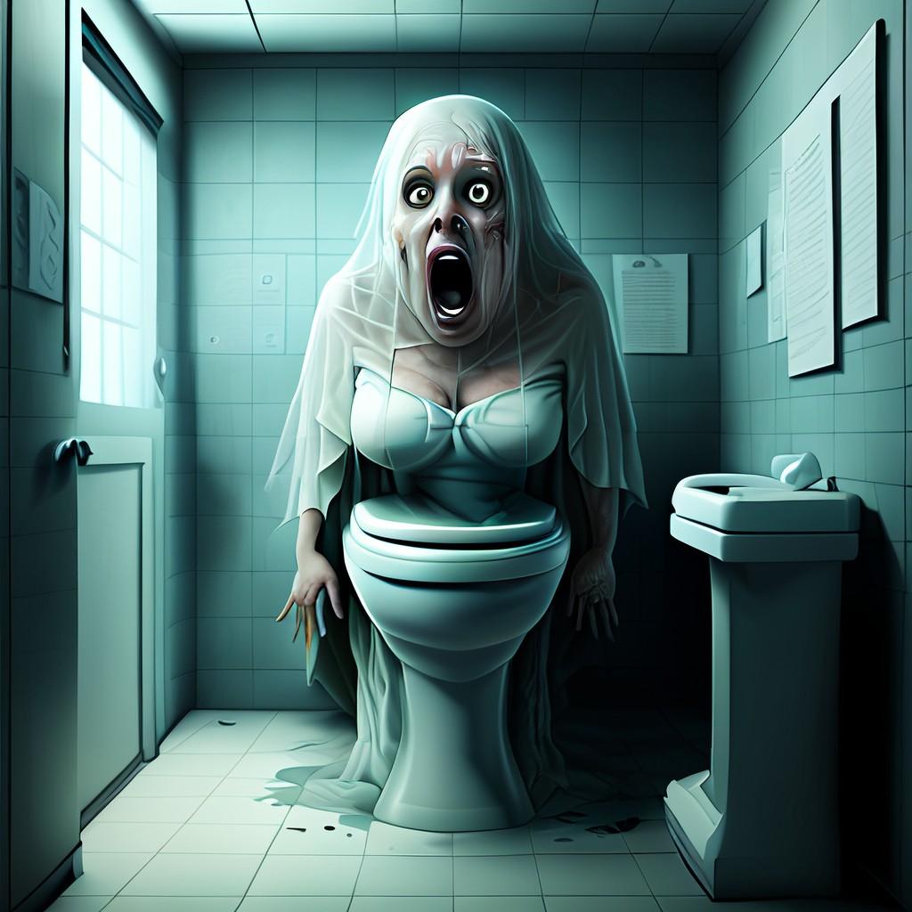 女鬼现身！办公室厕所恐怖灵异事件引发恐慌！