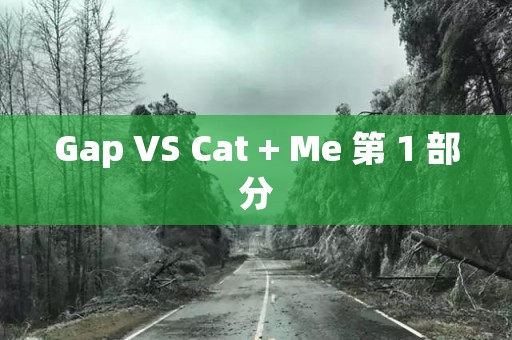 Gap VS Cat + Me 第 1 部分 日本恐怖故事