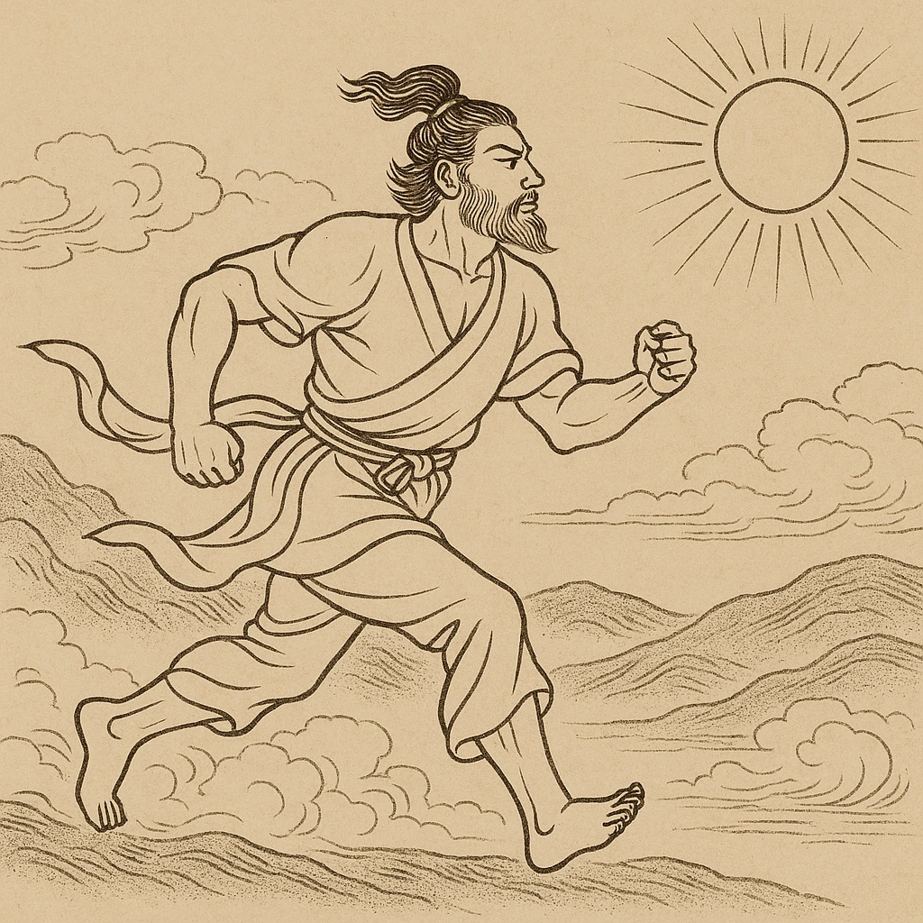 夸父：追逐太阳的巨人传说