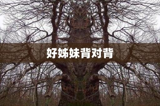 好姊妹背对背