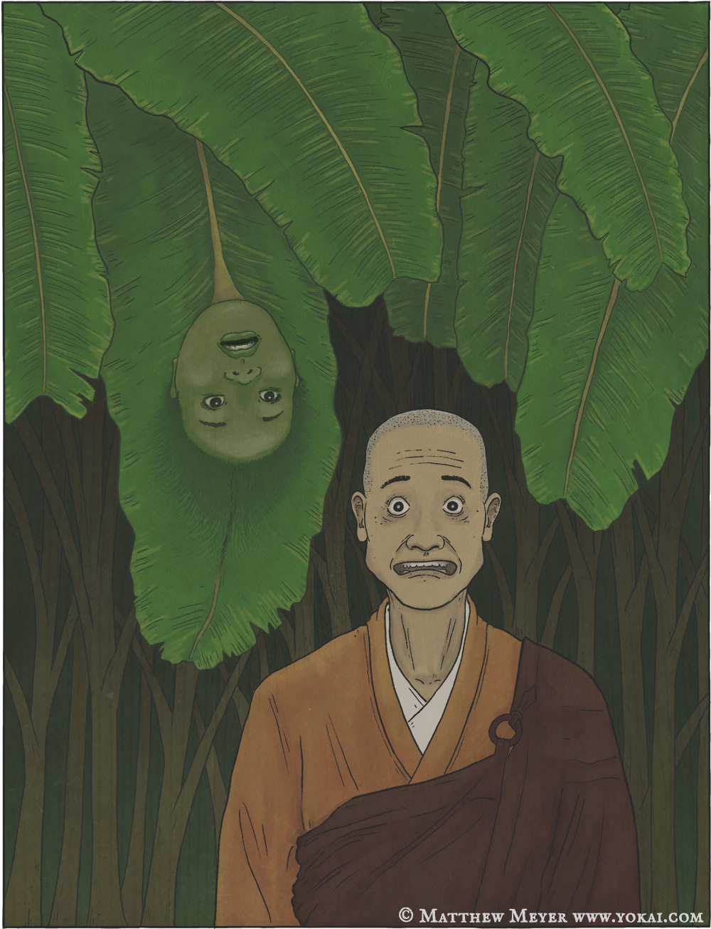 Bashō no sei-芭蕉精(ばしょうのせい) 日本妖怪