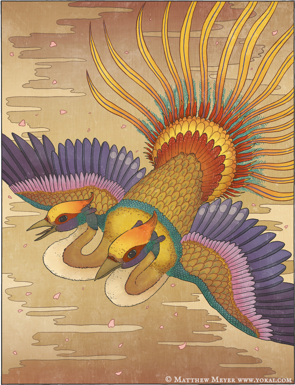 Gumyōchō-共命鳥(ぐみょうちょう) 日本妖怪