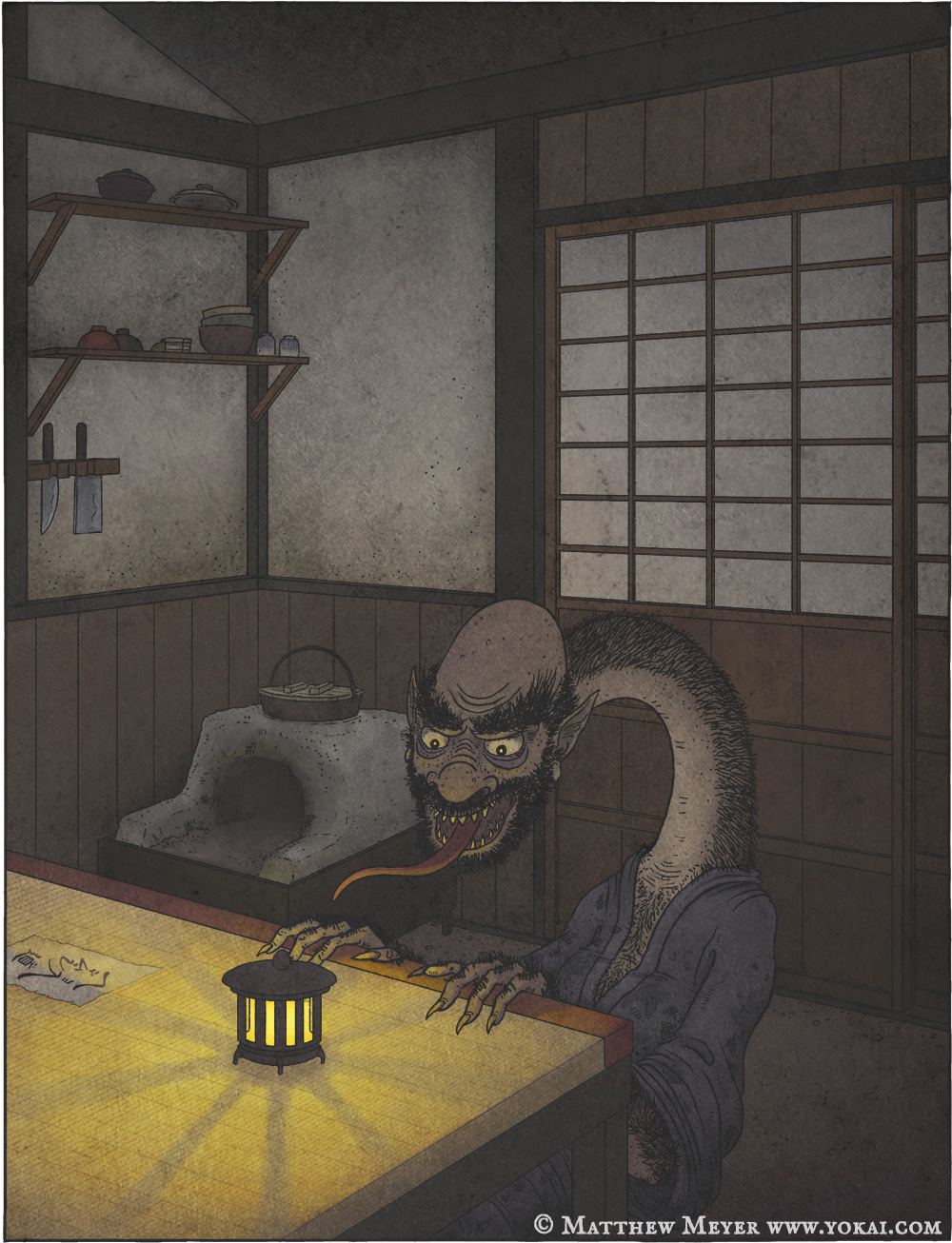 Himamushi nyūdō-火間蟲入道(ひまむしにゅうどう) 日本妖怪