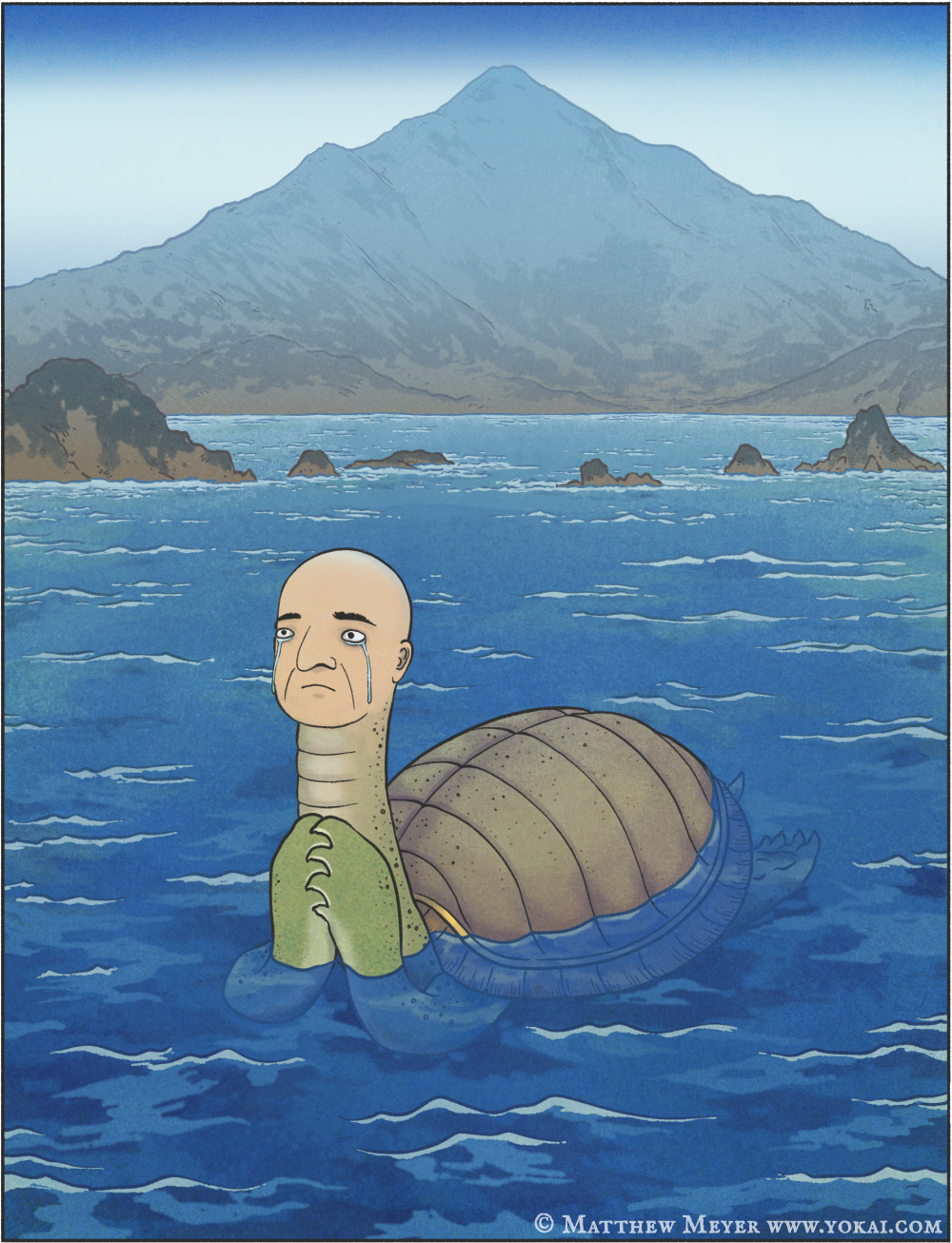 Oshōuo-和尚魚(おしょううお) 日本妖怪